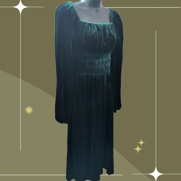 ✨ Nwt Hill House Jasmine Velvet Nap Dress Size XS - Picture 1 of 7